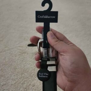 Croft & Barrow Classic Black Belt